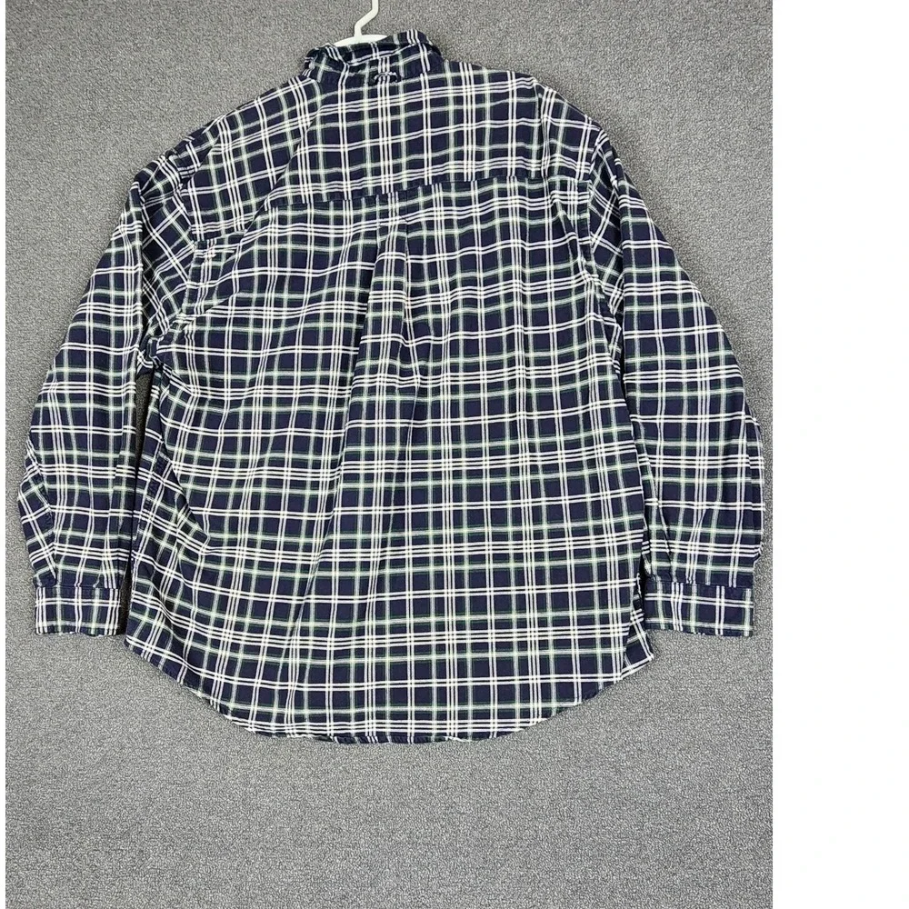 Eddie Bauer Mens Flannel Shirt Plaid‎ Button Down Long Sleeve L/G